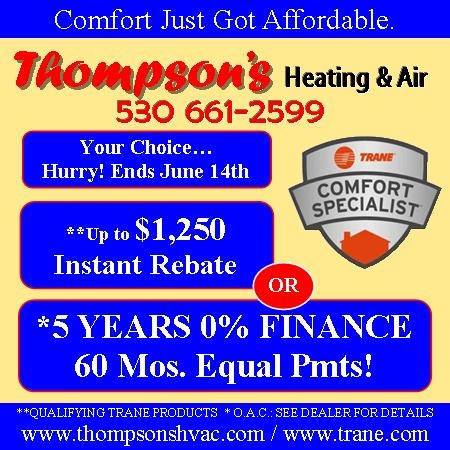 Thompsons Fireplace, Heating, & Air | 1785 E Main St #8, Woodland, CA 95776, USA | Phone: (530) 661-2599