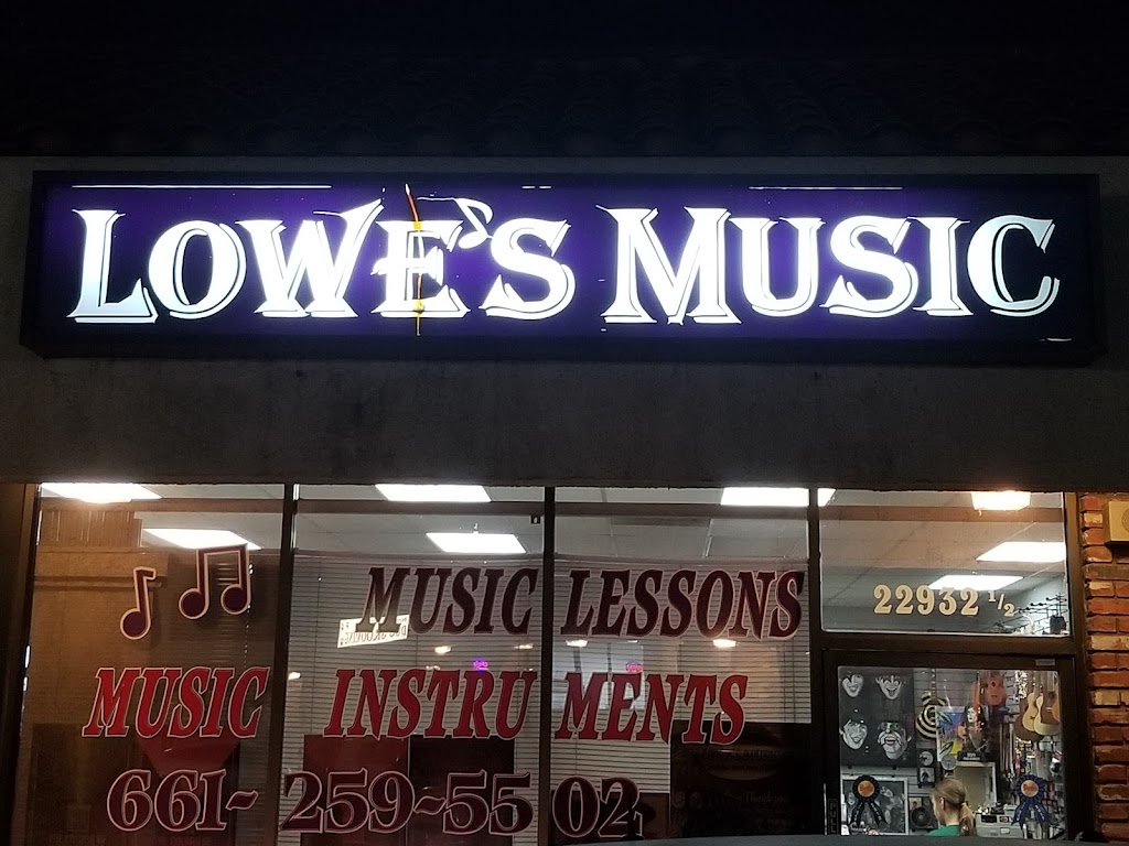 Lowes Music | 22932 1/2 Lyons Ave, Santa Clarita, CA 91321, USA | Phone: (661) 259-5502