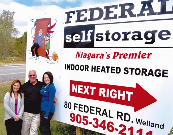 Federal Self Storage - Heated Indoor Storage | 80 Federal Rd, Welland, ON L3B 3P2, Canada | Phone: (905) 346-2111