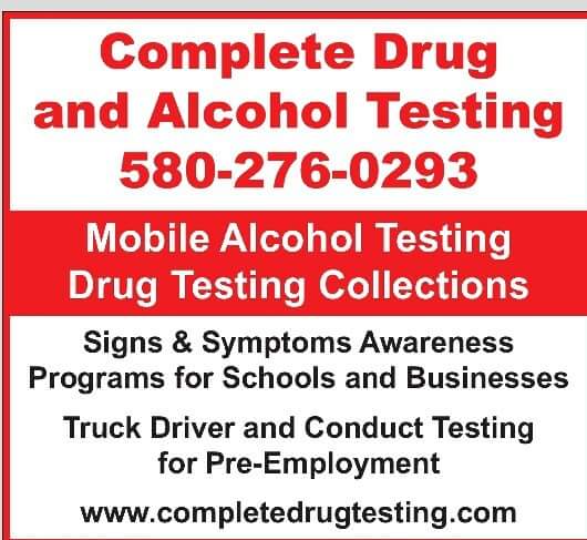 Complete Drug and Alcohol Testing | 20926 Brown Springs Rd, Thackerville, OK 73459, USA | Phone: (580) 276-0293