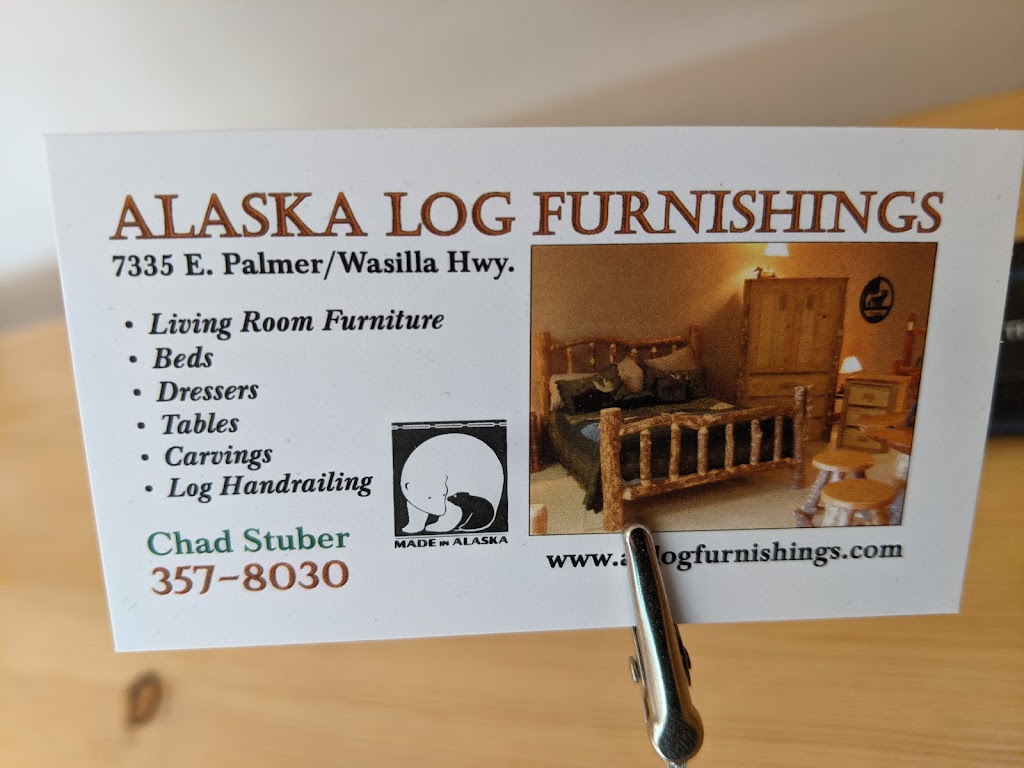 Alaska Log Furnishings | 7331 E Palmer-Wasilla Hwy, Wasilla, AK 99654, USA | Phone: (907) 357-8030