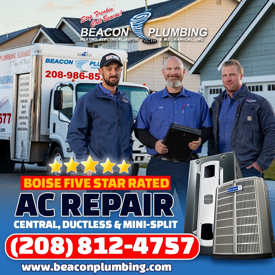 Beacon Plumbing, Heating, Electrical & Mechanical Inc | 1310 S Vista Ave #25, Boise, ID 83705, United States | Phone: (208) 516-2061