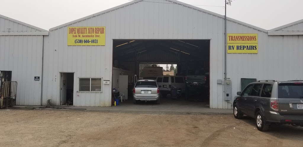 Lopez Quality Auto Repair | 801 East St ste i, Woodland, CA 95776, USA | Phone: (530) 666-4031