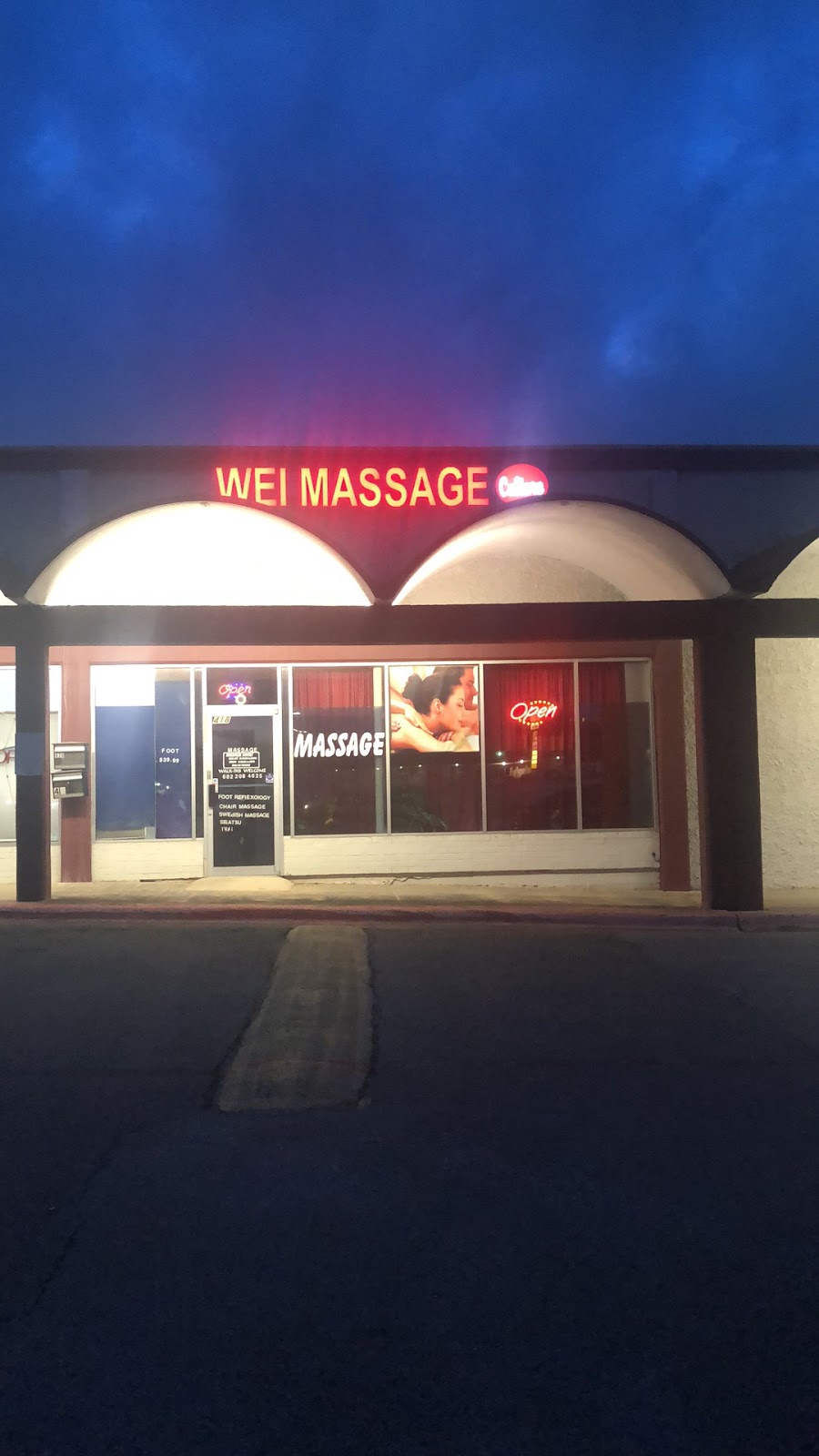 Wei Massage Culture | 418 W Bedford Euless Rd, Hurst, TX 76053, USA | Phone: (682) 208-4625