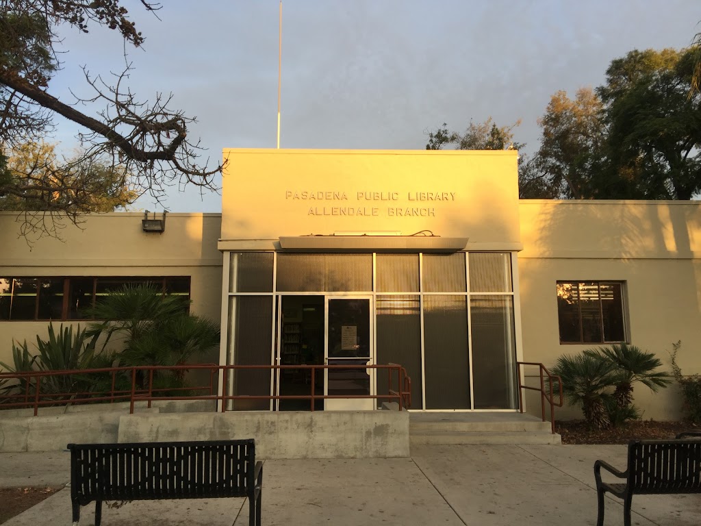 Allendale Branch Library | 1130 S Marengo Ave, Pasadena, CA 91106, USA | Phone: (626) 744-7260