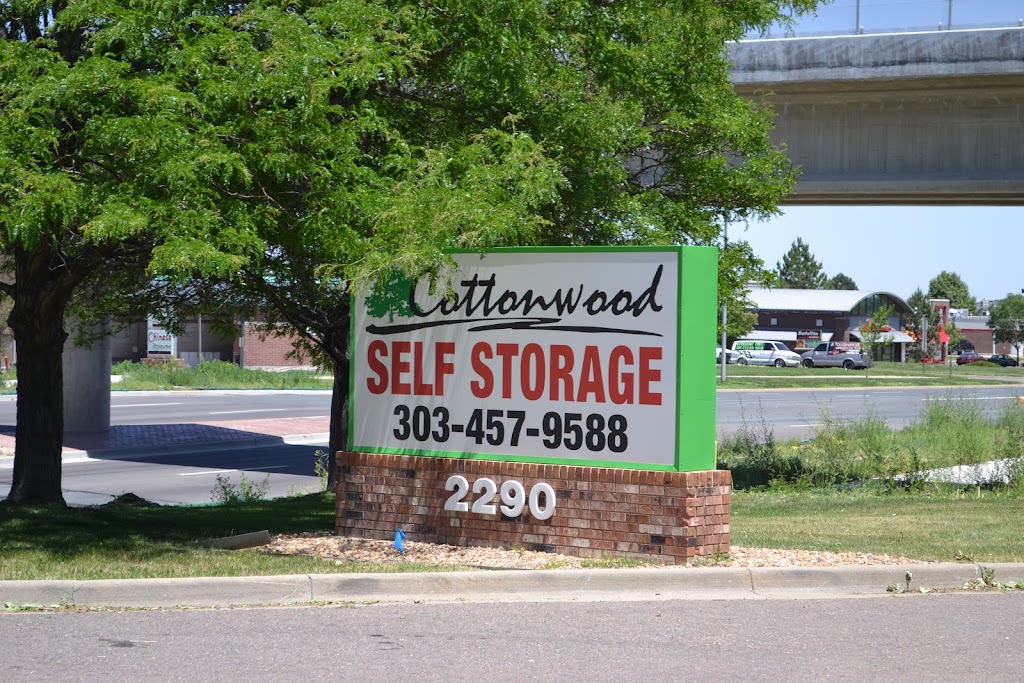 Cottonwood Self Storage | 2290 E 120th Ave, Thornton, CO 80233, USA | Phone: (303) 974-4711