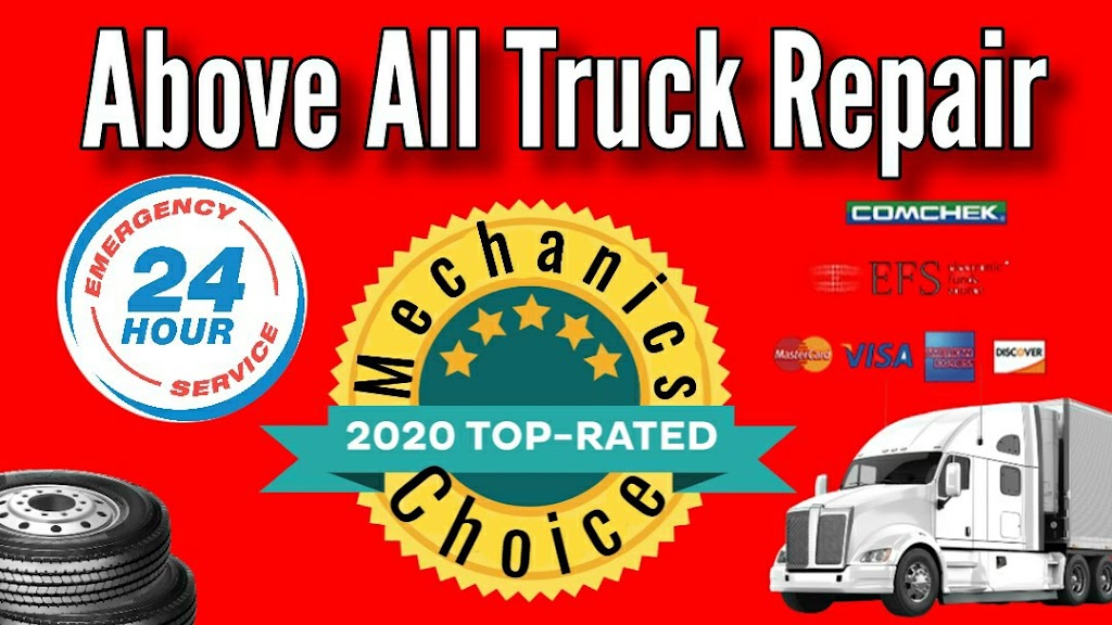 Above All 24/7 Truck Repair | 1097 Hwy 92 Suite 2, Acworth, GA 30102, United States | Phone: (678) 769-0557