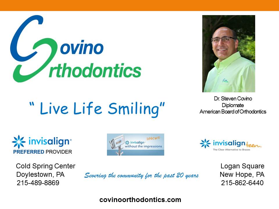 Covino Orthodontics | 5175 Cold Spring Creamery Rd, Doylestown, PA 18902, USA | Phone: (215) 489-8869