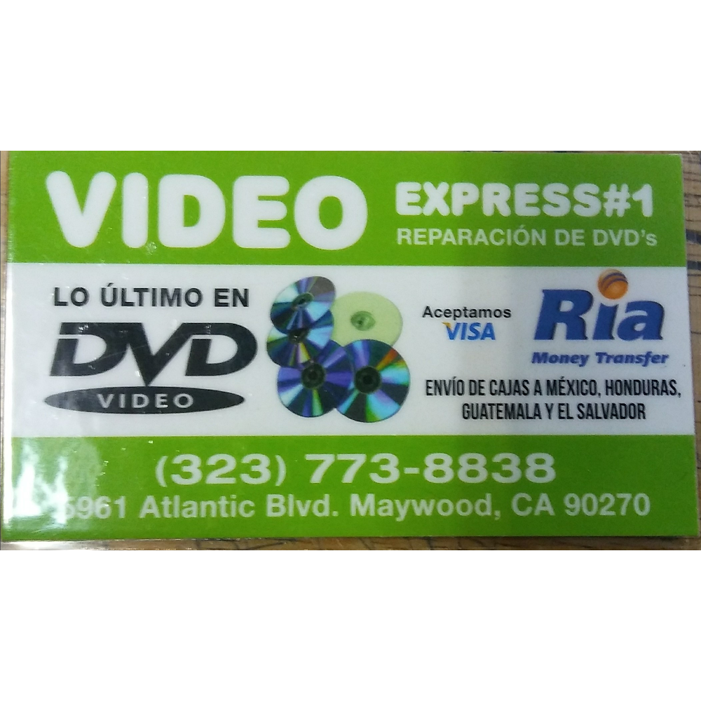 Video Express | 5961 Atlantic Blvd, Maywood, CA 90270 | Phone: (323) 773-8838