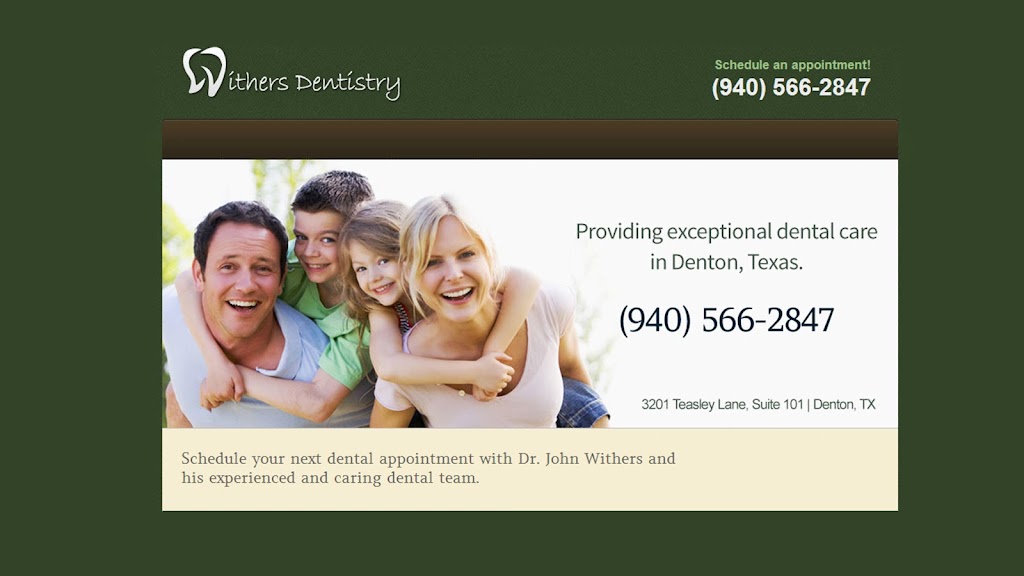 Favero Family Dental | 3201 Teasley Ln #101, Denton, TX 76210, USA | Phone: (940) 566-2847
