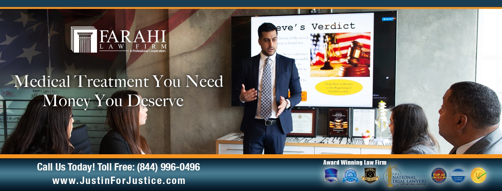 Farahi Law Firm, APC | 836 57th St Suite 542, Sacramento, CA 95819, United States | Phone: (916) 471-4797