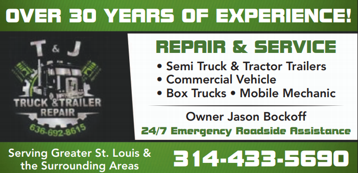 T & J Truck and Trailer Repair | 6824 Cottage Grove Ln, St. Louis, MO 63129, USA | Phone: (314) 892-1122