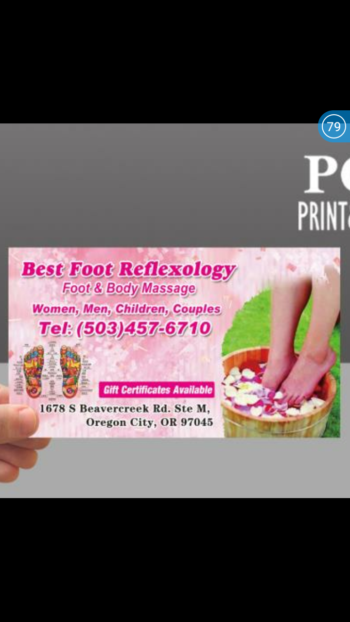 Best Foot Reflexology | 1678 S Beavercreek Rd ste m, Oregon City, OR 97045, USA | Phone: (503) 457-6710