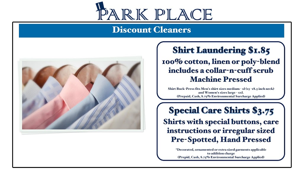 Park Place Discount Cleaners | 1735 Willow Pass Rd, Concord, CA 94520 | Phone: (925) 682-0802