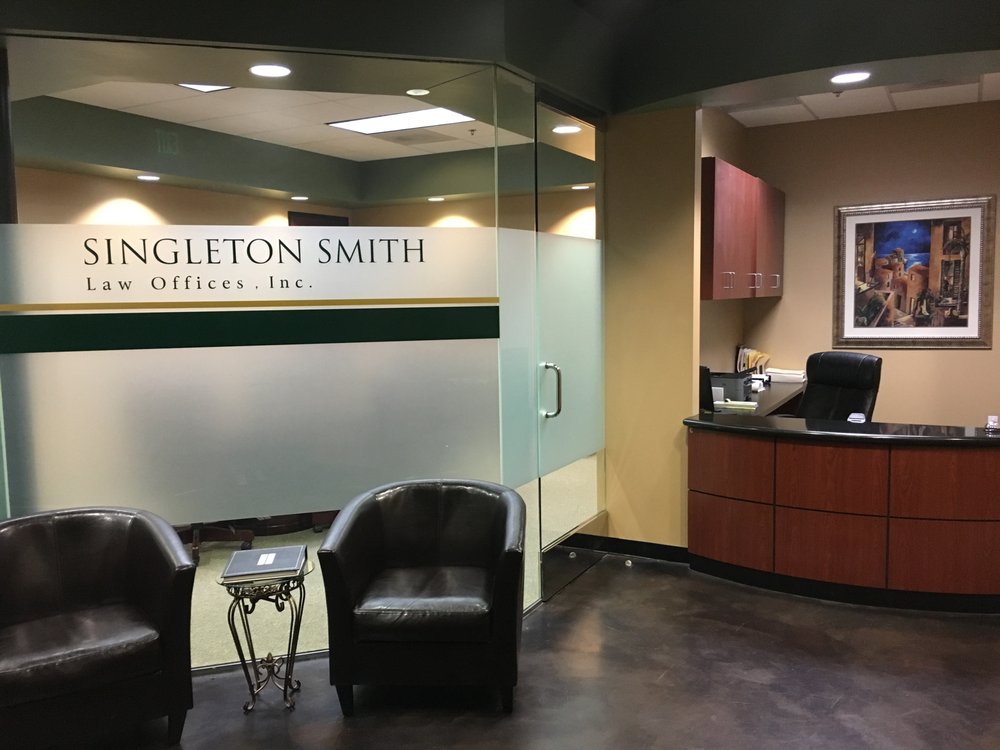Singleton Smith Law Offices, Inc. | 24630 Washington Ave STE 104, Murrieta, CA 92562, USA | Phone: (951) 779-1610