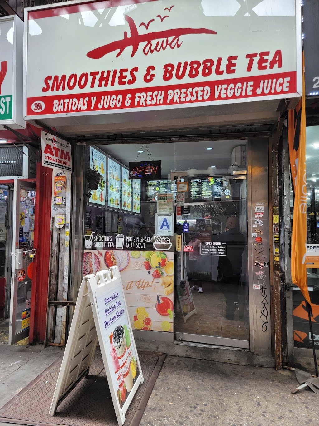 Hawa Smoothies & Bubble Tea | 295 Broadway, Brooklyn, NY 11211, USA | Phone: (929) 337-9437