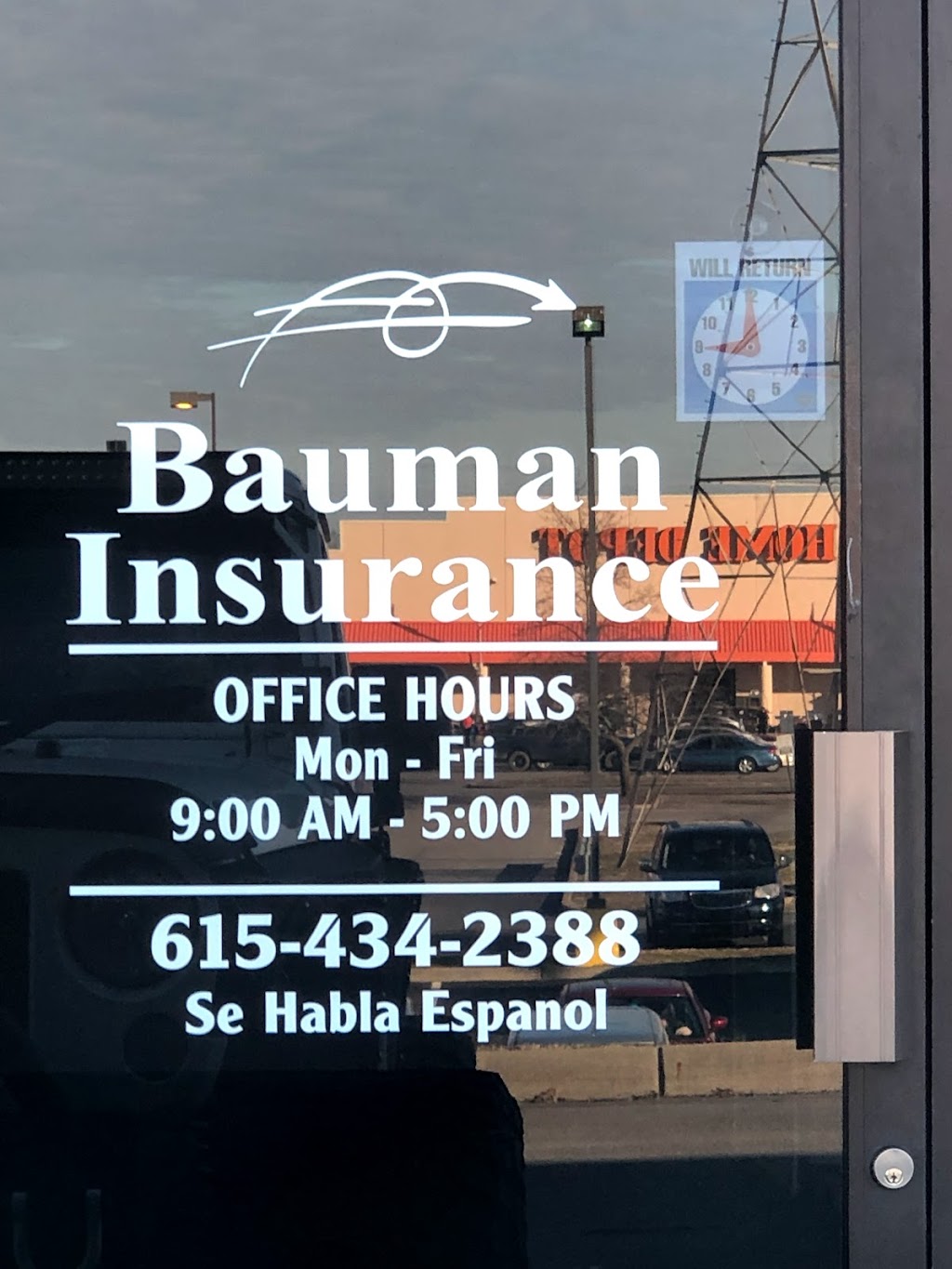 Bauman Insurance | 1810 Old Fort Pkwy H, Murfreesboro, TN 37129, USA | Phone: (615) 434-2388