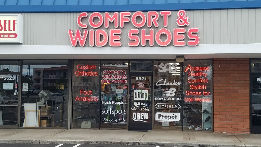 Comfort Wide Shoes | 5521 Clairemont Mesa Blvd, San Diego, CA 92117, USA | Phone: (858) 576-6333