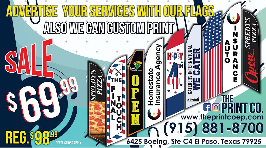 The Print Co. | 6425 Boeing Dr ste c-4, El Paso, TX 79925, USA | Phone: (915) 881-8700