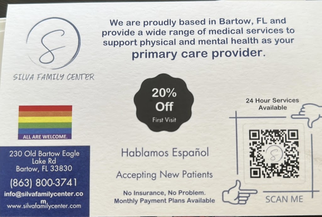 Silva Family Center | 230 Old Bartow Eagle Lake Rd, Bartow, FL 33830, USA | Phone: (863) 800-3741