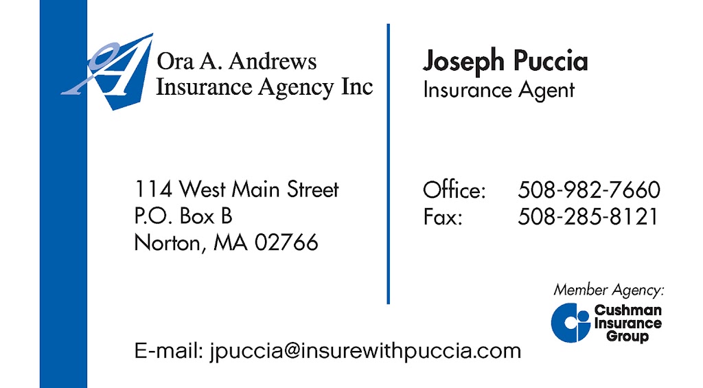 Joseph Puccia | 114 W Main St, Norton, MA 02766, USA | Phone: (508) 982-7660