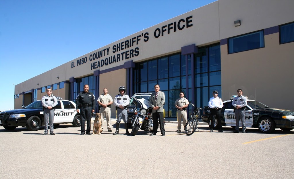 El Paso County Sheriffs Office | 3850 Justice, El Paso, TX 79938, USA | Phone: (915) 538-2292