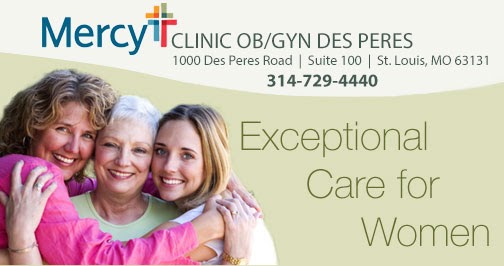 Mercy Clinic OBGYN, Des Peres | 1000 Des Peres Rd # 100, Des Peres, MO 63131, USA | Phone: (314) 729-4440