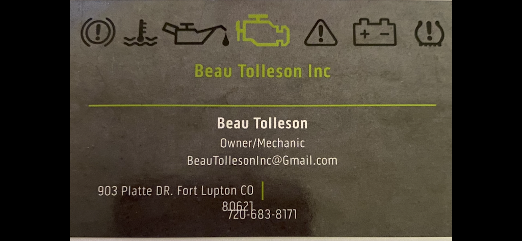 Beau Tolleson Inc | 903 Platte Dr, Fort Lupton, CO 80621, USA | Phone: (720) 683-8171