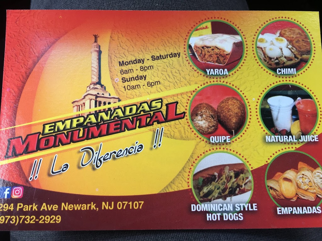 Empanadas Monumental | 206 Bloomfield Ave, Newark, NJ 07104, USA | Phone: (973) 901-9165