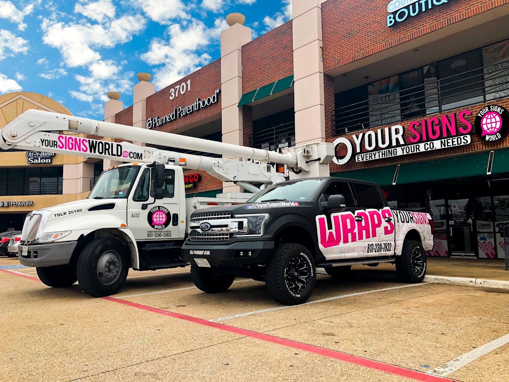 Your Signs World | 3701 S Cooper St #143, Arlington, TX 76015, USA | Phone: (817) 230-3103
