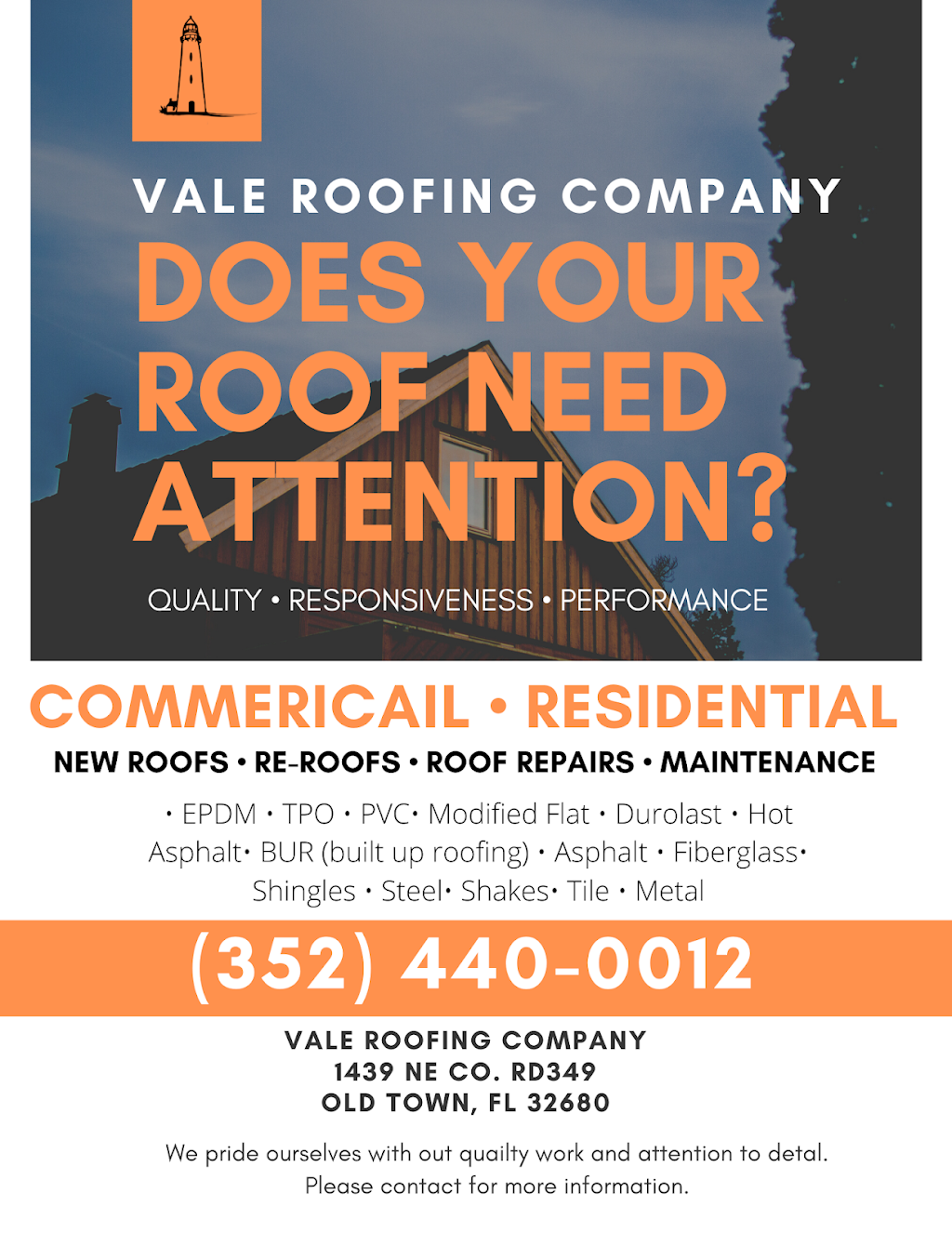 Vale Roofing Co. | 265 W Prospect St, Painesville, OH 44077, USA | Phone: (814) 969-4138