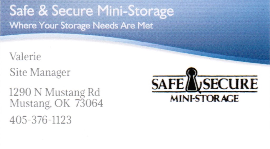 Safe & Secure Mini Storage | 1290 N Mustang Rd, Mustang, OK 73064, USA | Phone: (405) 850-2279