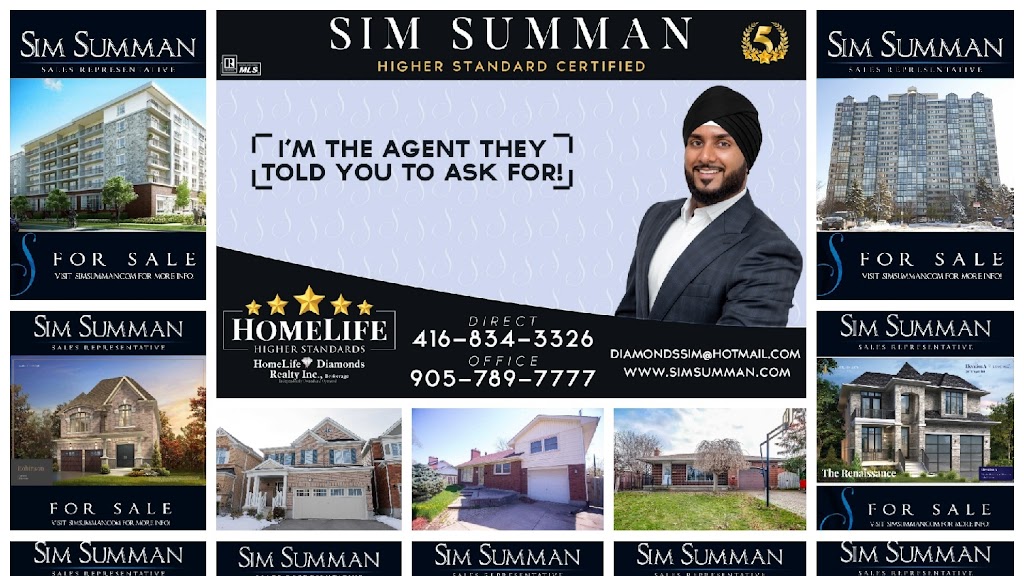 SIM SUMMAN - Homelife Diamonds Realty Inc., Brokerage | 1 Keefer Rd, Thorold, ON L2V 4M6, Canada | Phone: (416) 834-3326