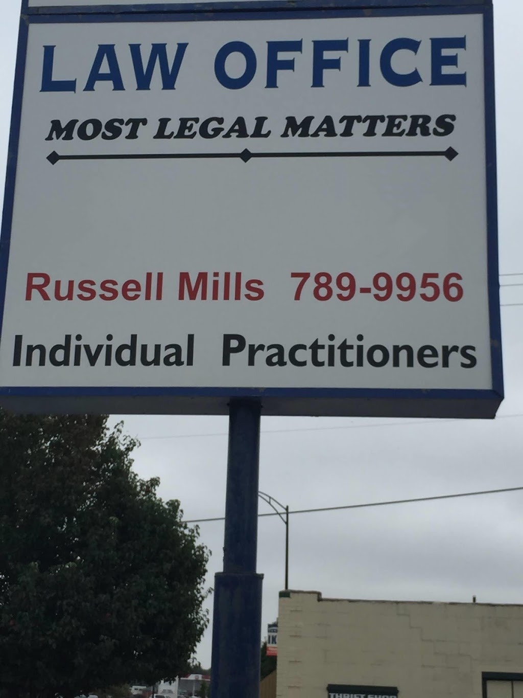 Attorney Russell L. Mills | 111 N Baltimore Ave, Derby, KS 67037, USA | Phone: (316) 789-9956