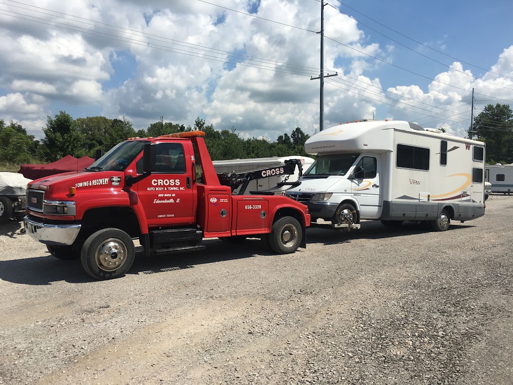 Cross Auto Body & Towing | 8810 Maple Rd, Edwardsville, IL 62025, USA | Phone: (618) 656-3328