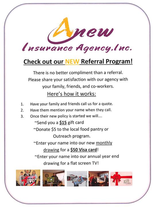 Anew Insurance Agency, Inc. | 4 Lord St, Edgerton, WI 53534, USA | Phone: (608) 884-0363