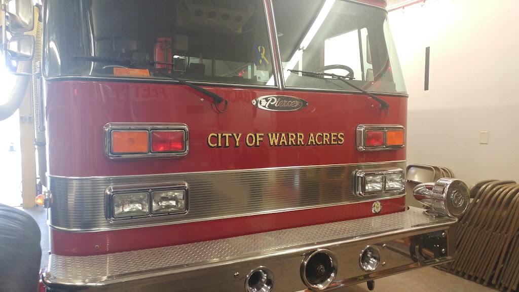 Warr Acres Fire Department | 5940 NW 49th St, Oklahoma City, OK 73122, USA | Phone: (405) 789-5912