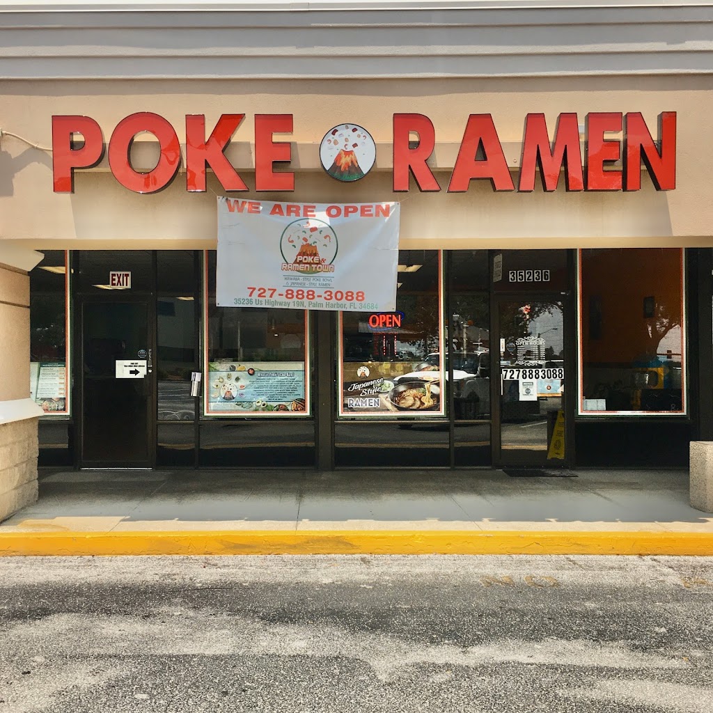 Poke & Ramen Town (Palm Harbor) | 35236 US Hwy 19 N, Palm Harbor, FL 34684, USA | Phone: (727) 888-3088