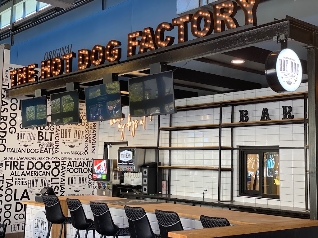 The Original Hot Dog Factory - Halcyon | 6330 Halcyon Way Suite 770, Alpharetta, GA 30005, USA | Phone: (678) 691-8772