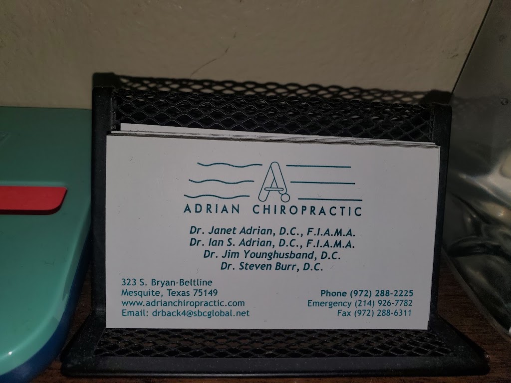 Adrian Chiropractic | 323 S Bryan-Belt Line Rd, Mesquite, TX 75149, USA | Phone: (972) 288-2225