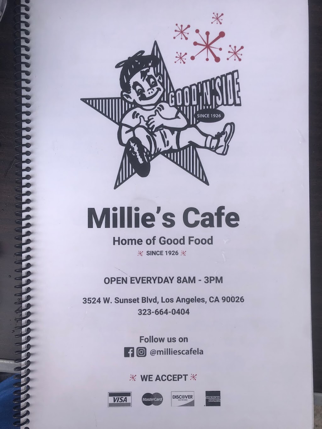 Millies Cafe | 3524 Sunset Blvd, Los Angeles, CA 90026, USA | Phone: (323) 664-0404