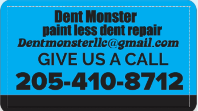 Dent Monster PDR | 321 17th St, Calera, AL 35040 | Phone: (205) 410-8712