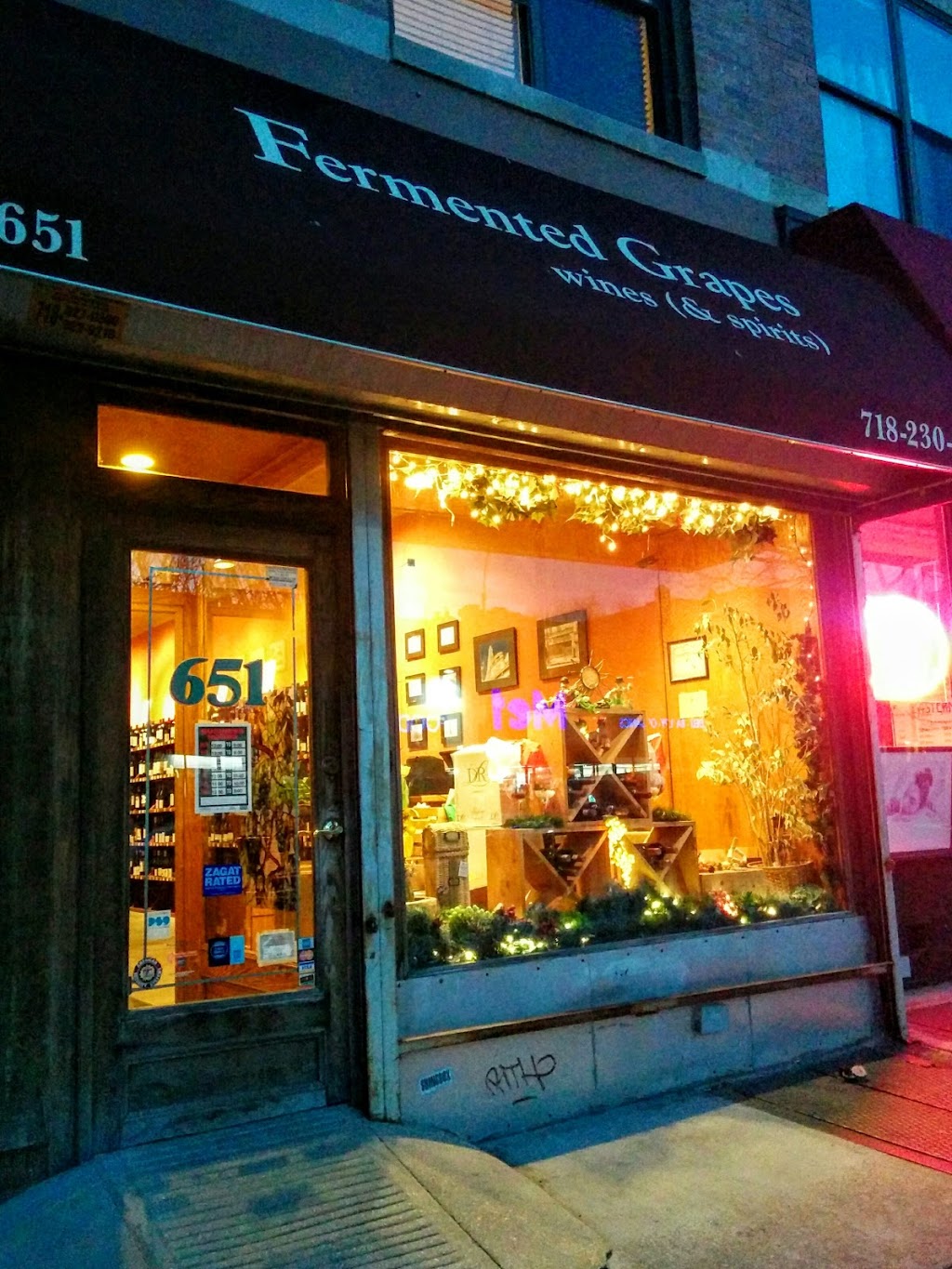 Fermented Grapes | 651 Vanderbilt Ave, Brooklyn, NY 11238, USA | Phone: (718) 230-3216