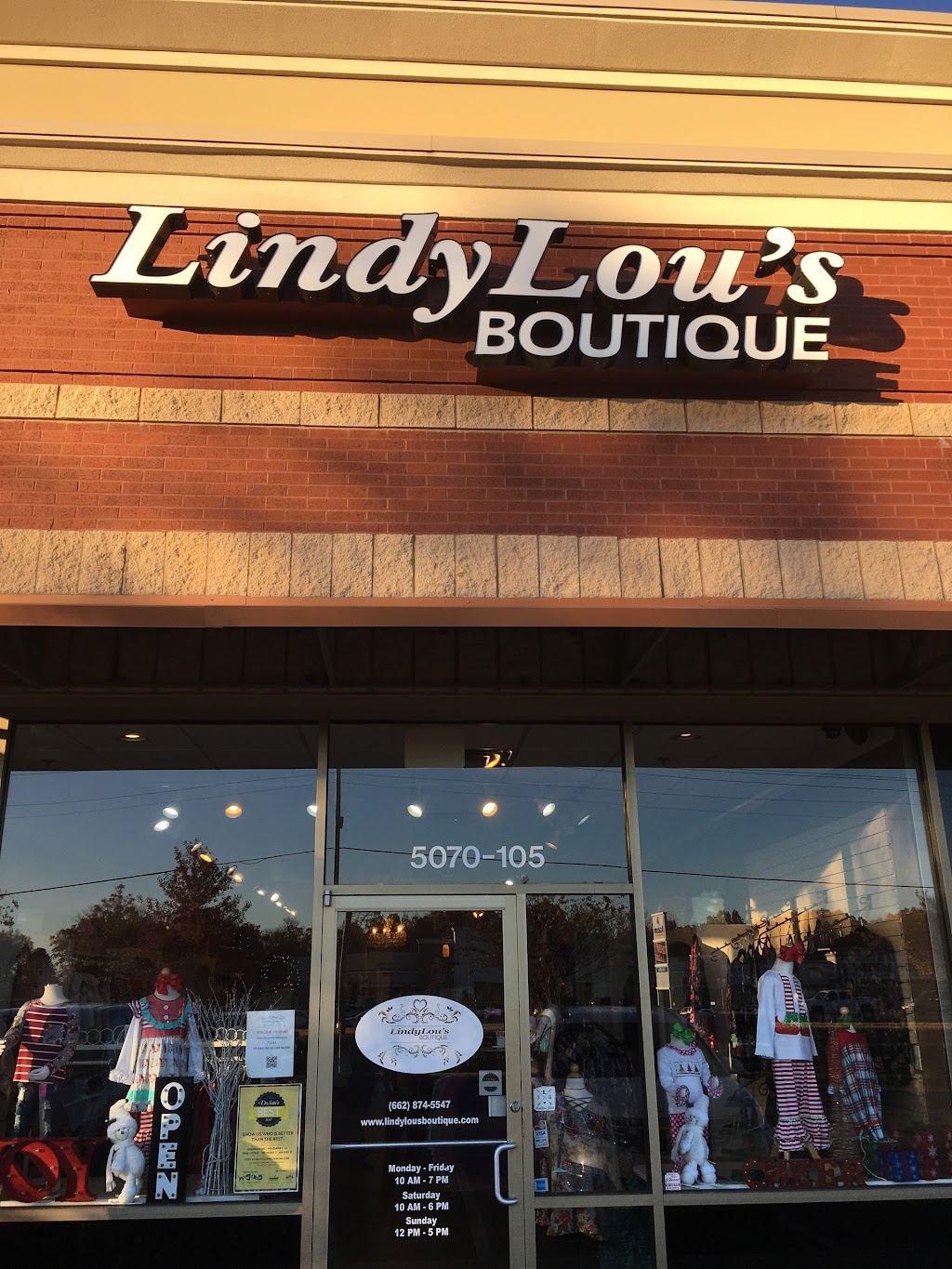 Lindy Lous Boutique | 5070 Goodman Rd #105, Olive Branch, MS 38654, USA | Phone: (662) 874-5547