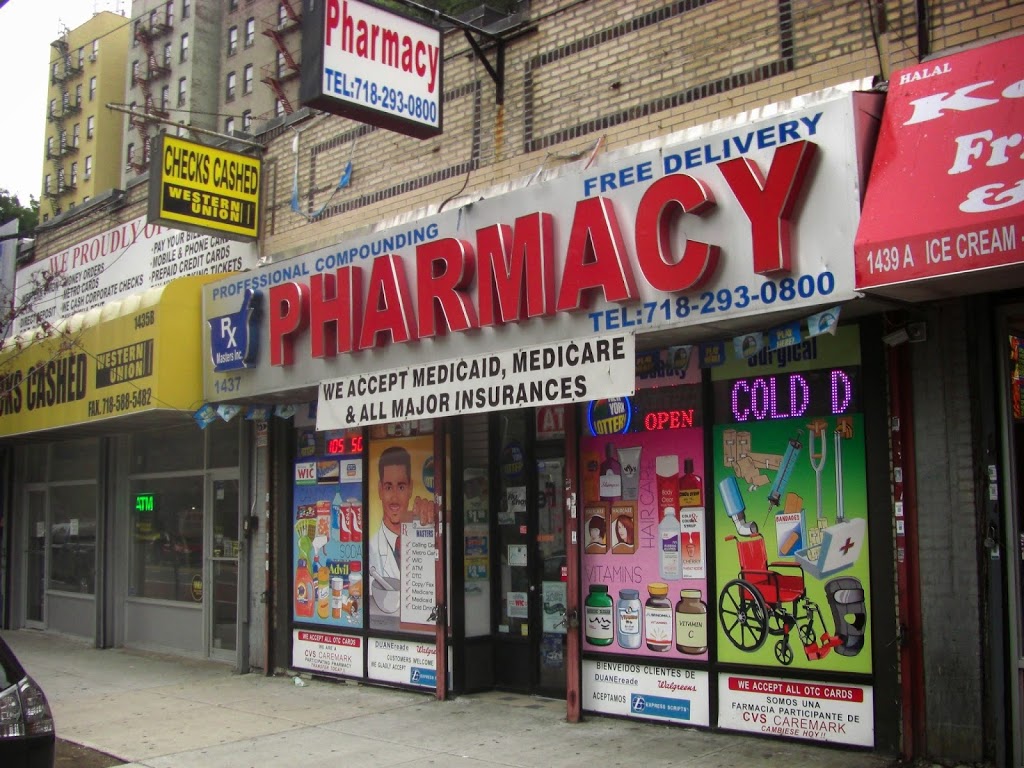 Rx Masters Pharmacy | 1437 Webster Ave, Bronx, NY 10456, USA | Phone: (718) 293-0800