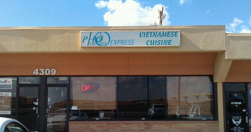 Pho Tre Bien Express | Suite #B, 4309 Fred Wilson Ave, El Paso, TX 79904, USA | Phone: (915) 626-5572