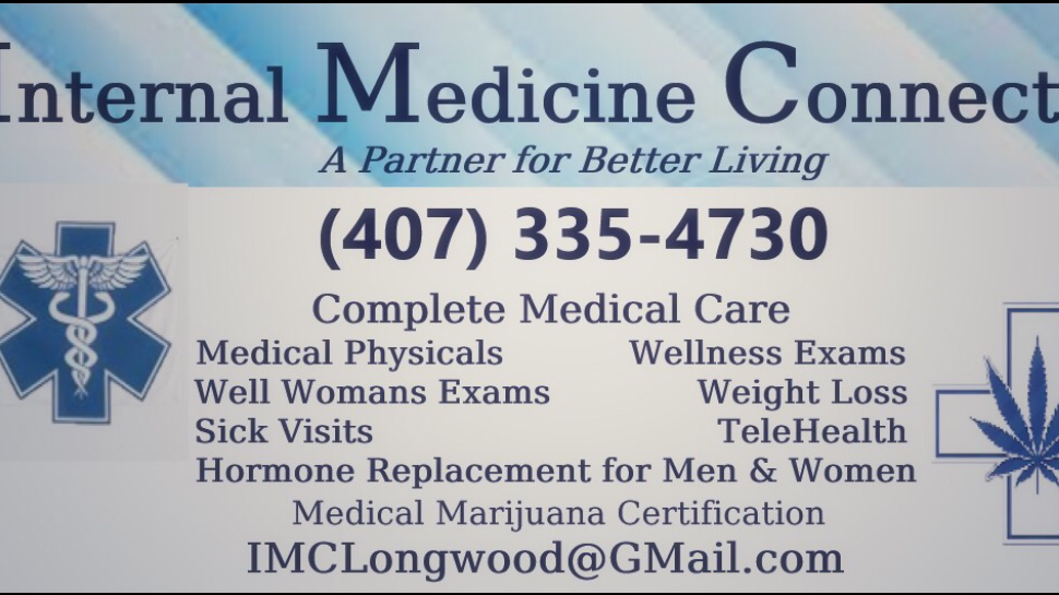 Internal Medicine Connection | 901 W Warren Ave #1001, Longwood, FL 32750, USA | Phone: (407) 335-4730