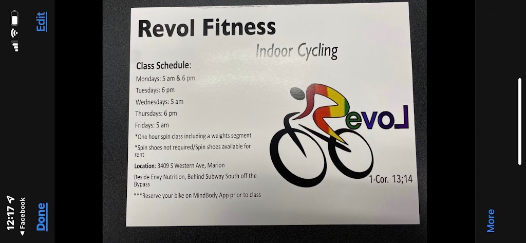 REVOL ‘N’ FUEGO Fitness | 3409 S Western Ave, Marion, IN 46953, USA | Phone: (765) 517-4761