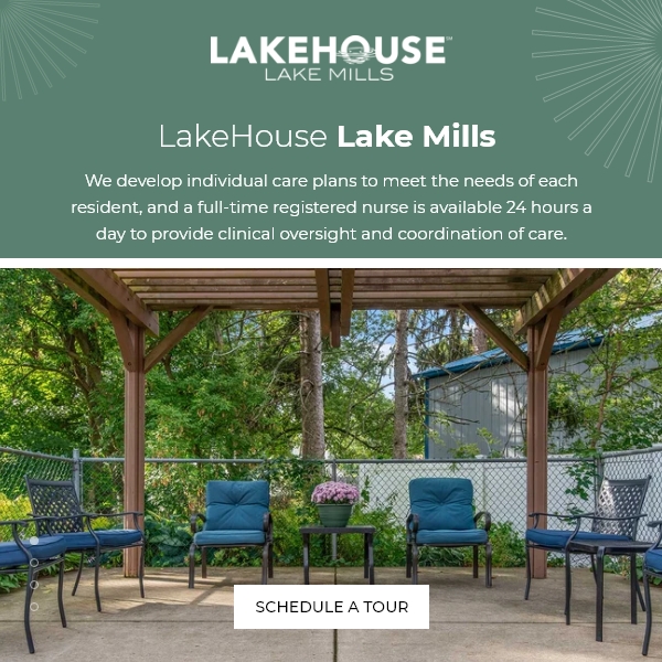 LakeHouse Lake Mills | 300 ONeil St, Lake Mills, WI 53551, United States | Phone: (920) 648-5760