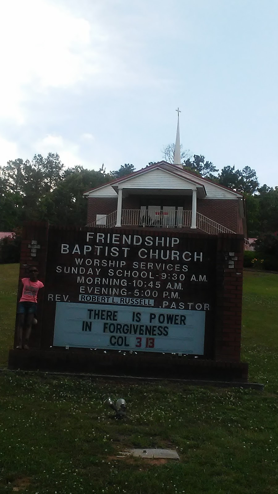 Friendship Baptist Church | 32 02 10 0 000 007.000, Sylacauga, AL 35151, USA | Phone: (256) 249-4170